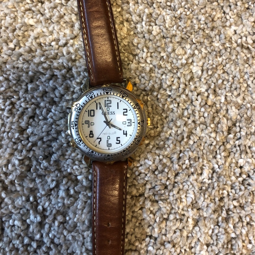 Guess Men’ Watch - Brown Strap